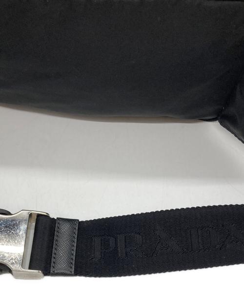 PRADA（プラダ）PRADA (プラダ) サフィアーノベルトバッグ/ウエストバッグ ブラックの古着・服飾アイテム