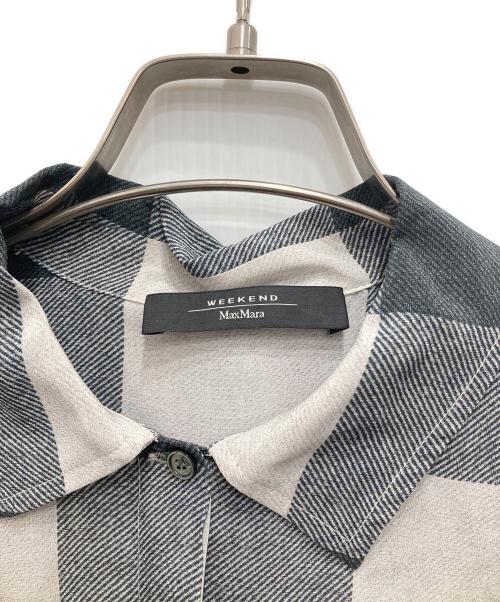 WEEKEND Max Mara（ウィークエンド マックスマーラ）Weekend Max Mara (ウィークエンド マックスマーラ) シルクシャツワンピース グレー サイズ:40の古着・服飾アイテム