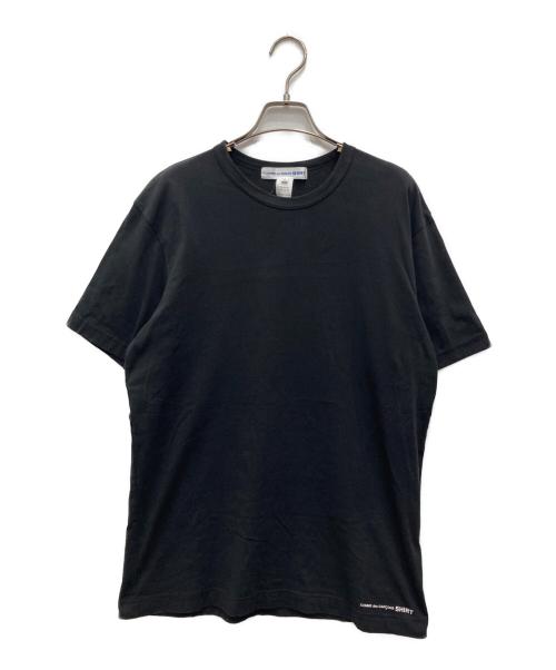 COMME des GARCONS SHIRT（コムデギャルソンシャツ）COMME des GARCONS SHIRT (コムデギャルソンシャツ) S/S TEE ブラック サイズ:Lの古着・服飾アイテム