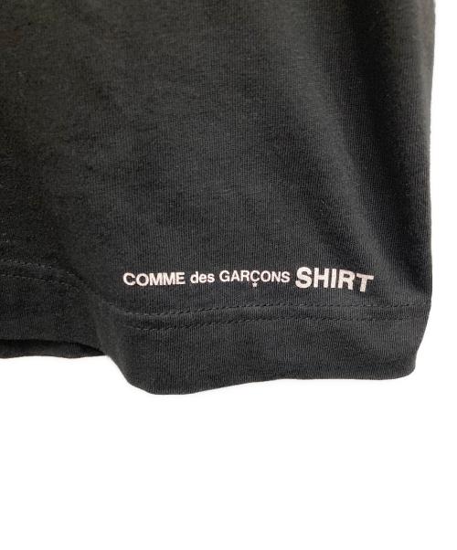 COMME des GARCONS SHIRT（コムデギャルソンシャツ）COMME des GARCONS SHIRT (コムデギャルソンシャツ) S/S TEE ブラック サイズ:Lの古着・服飾アイテム