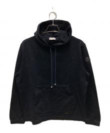 MONCLER（モンクレール）の古着「Logo Patch Drawstring Hoodie」｜ネイビー