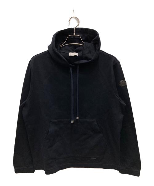 MONCLER（モンクレール）MONCLER (モンクレール) Logo Patch Drawstring Hoodie ネイビー サイズ:Lの古着・服飾アイテム
