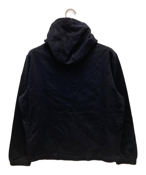 MONCLER（モンクレール）MONCLER (モンクレール) Logo Patch Drawstring Hoodie ネイビー サイズ:Lの古着・服飾アイテム