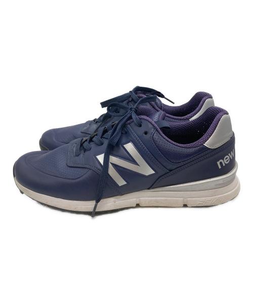 NEW BALANCE（ニューバランス）NEW BALANCE (ニューバランス) ゴルフシューズ ネイビー サイズ:27.5の古着・服飾アイテム