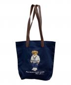 POLO RALPH LAURENポロ・ラルフローレン）の古着「ベアツイルショッパートート」｜ネイビー
