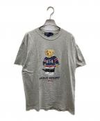 POLO RALPH LAURENポロ・ラルフローレン）の古着「プリントカットソー」｜グレー