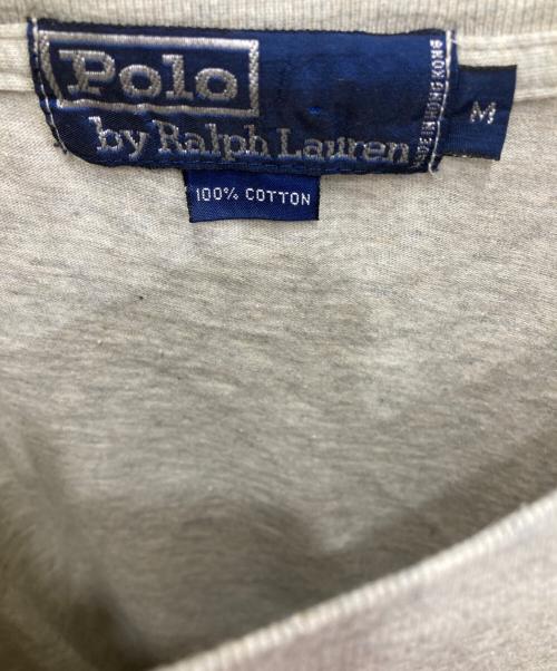 POLO RALPH LAUREN（ポロ・ラルフローレン）POLO RALPH LAUREN (ポロ・ラルフローレン) プリントカットソー グレー サイズ:Mの古着・服飾アイテム