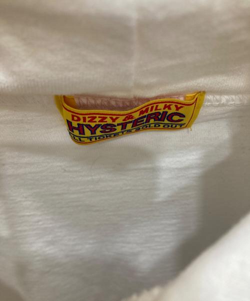 Hysteric Glamour（ヒステリックグラマー）Hysteric Glamour (ヒステリックグラマー) プリントプルオーバーパーカー ホワイト サイズ:Freeの古着・服飾アイテム
