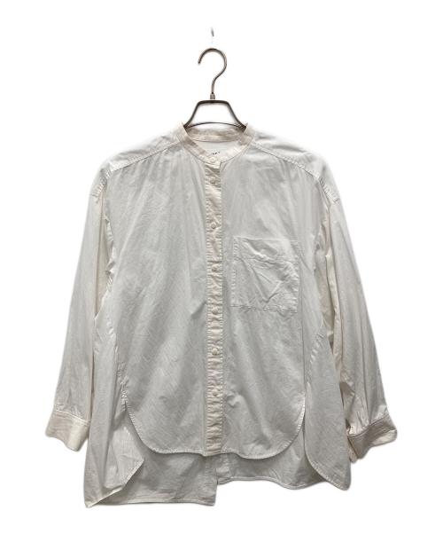 ENFOLD（エンフォルド）ENFOLD (エンフォルド) バンドカラーシャツ ホワイト サイズ:38の古着・服飾アイテム