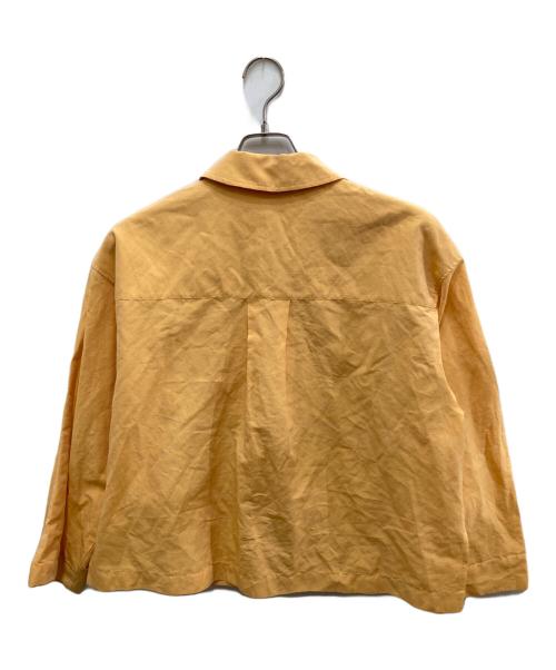 Demi-Luxe Beams（デミルクス ビームス）Demi-Luxe BEAMS (デミルクス ビームス) ダンガリーオーバーシャツ オレンジ サイズ:記載なし（実寸参考）の古着・服飾アイテム