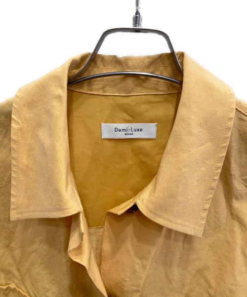 Demi-Luxe Beams（デミルクス ビームス）Demi-Luxe BEAMS (デミルクス ビームス) ダンガリーオーバーシャツ オレンジ サイズ:記載なし（実寸参考）の古着・服飾アイテム