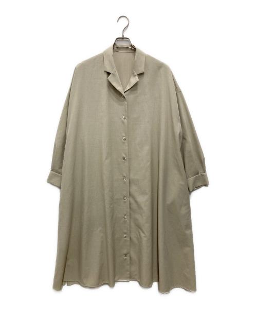 RIM.ARK（リムアーク）RIM.ARK (リムアーク) Relax Shirt gown ベージュ サイズ:38の古着・服飾アイテム