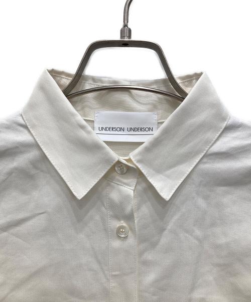 UNDERSON UNDERSON（アンダーソンアンダーソン）UNDERSON UNDERSON (アンダーソンアンダーソン) 半袖シャツ アイボリー サイズ:1 未使用品の古着・服飾アイテム