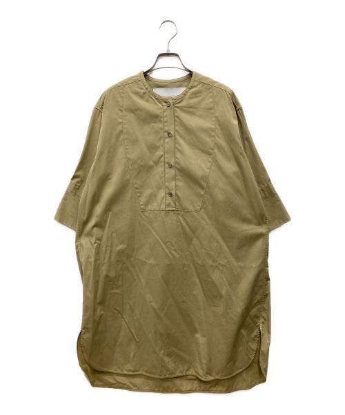 ticca（ティッカ）TICCA (ティッカ) シャツワンピース ベージュ サイズ:Fの古着・服飾アイテム