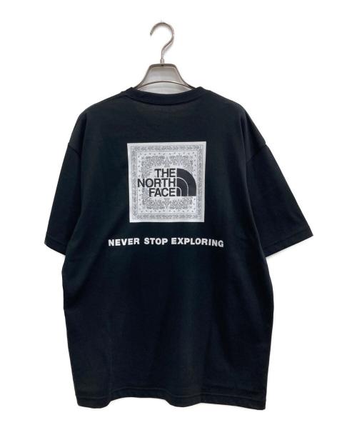 THE NORTH FACE（ザ ノース フェイス）THE NORTH FACE (ザ ノース フェイス) ショートスリーブバンダナスクエアロゴティー ブラック サイズ:XL 未使用品の古着・服飾アイテム