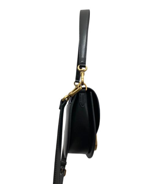 CHARLES & KEITH（チャールズアンドキース）CHARLES & KEITH (チャールズアンドキース) ガビーヌ サドルバッグ ブラックの古着・服飾アイテム