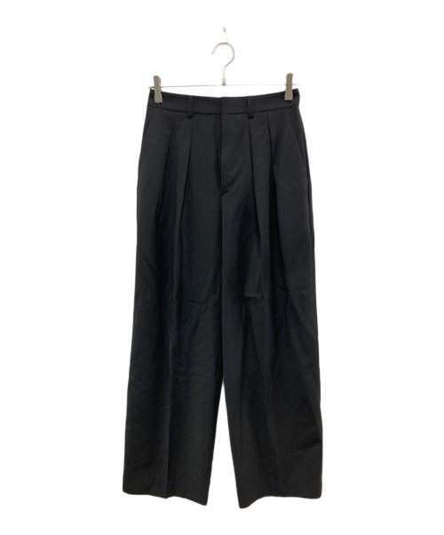 NOLLEY'S（ノーリーズ）NOLLEY'S (ノーリーズ) ハイスペックプレミアムトロ セミワイドパンツ ブラック サイズ:38 未使用品の古着・服飾アイテム