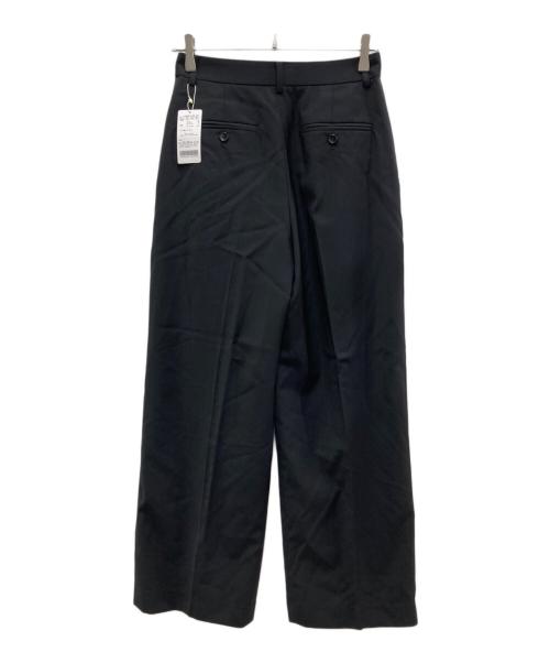 NOLLEY'S（ノーリーズ）NOLLEY'S (ノーリーズ) ハイスペックプレミアムトロ セミワイドパンツ ブラック サイズ:38 未使用品の古着・服飾アイテム