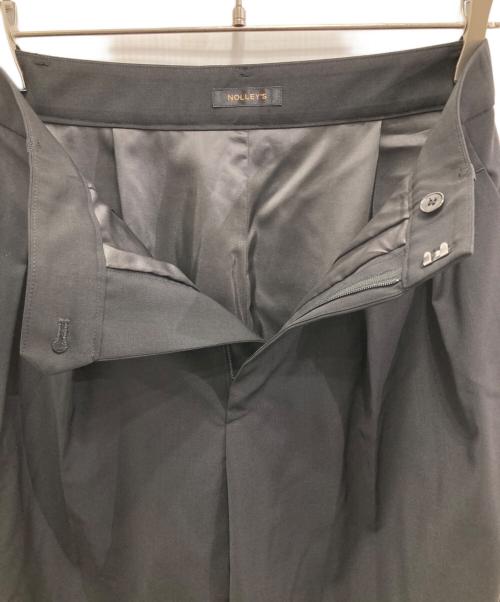 NOLLEY'S（ノーリーズ）NOLLEY'S (ノーリーズ) ハイスペックプレミアムトロ セミワイドパンツ ブラック サイズ:38 未使用品の古着・服飾アイテム