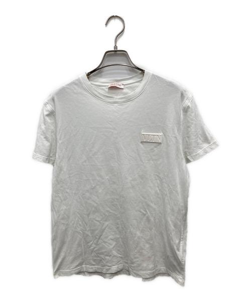 VALENTINO（ヴァレンティノ）VALENTINO (ヴァレンティノ) VLTN TAG Tシャツ/ヴァレンティノ タグ ティーシャツ ホワイト サイズ:Sの古着・服飾アイテム