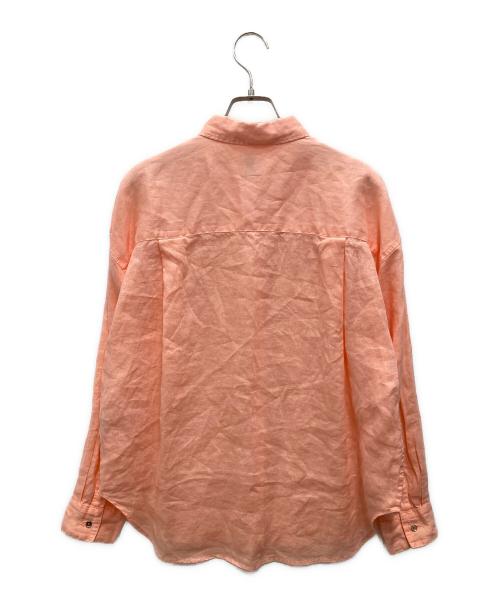 Spick and Span（スピック＆スパン）Spick and Span (スピック＆スパン) 80リネンカシュクール ミディシャツ ピンク サイズ:FREEの古着・服飾アイテム