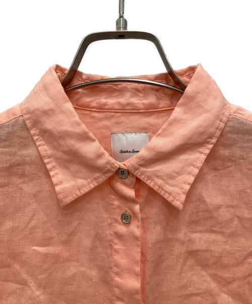 Spick and Span（スピック＆スパン）Spick and Span (スピック＆スパン) 80リネンカシュクール ミディシャツ ピンク サイズ:FREEの古着・服飾アイテム