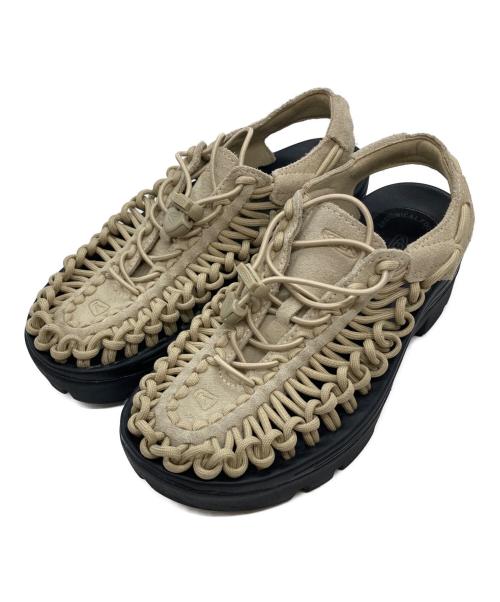 KEEN（キーン）KEEN (キーン) ユニークPLT ベージュ×ブラック サイズ:23の古着・服飾アイテム