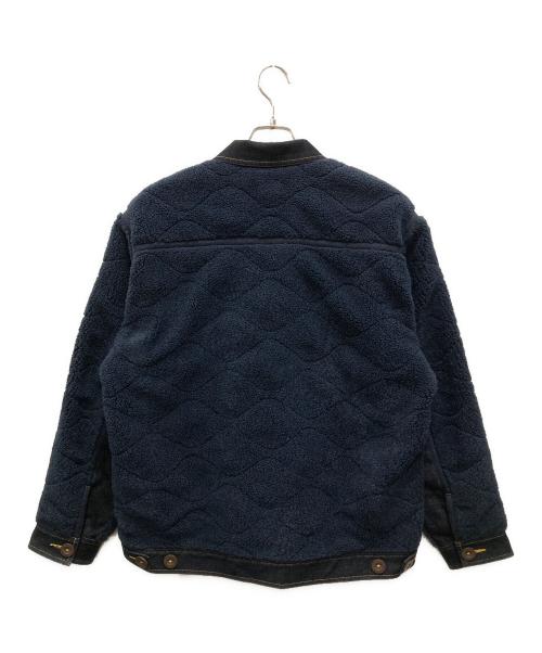KAWATANI SHIRT（カワタニシャツ）KAWATANI SHIRT (カワタニシャツ) ボアキルトジャケット ネイビー サイズ:L 未使用品の古着・服飾アイテム