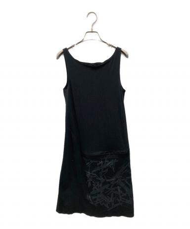 中古・古着通販】Y-3 (ワイスリー) ノースリーブワンピース ブラック