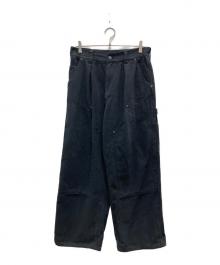 JOURNAL STANDARD relume（ジャーナルスタンダード レリューム）の古着「フェードダック ダブルニーパンツ」｜ブラック
