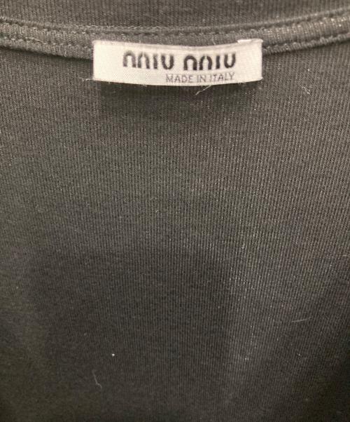 MIU MIU（ミュウミュウ）MIU MIU (ミュウミュウ) ワンピース ブラック サイズ:Sの古着・服飾アイテム