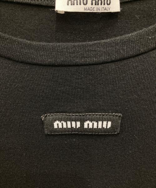 MIU MIU（ミュウミュウ）MIU MIU (ミュウミュウ) ワンピース ブラック サイズ:Sの古着・服飾アイテム