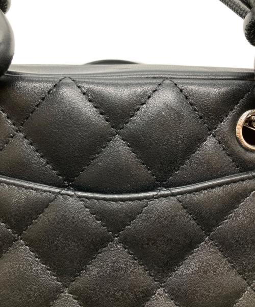 CHANEL（シャネル）CHANEL (シャネル) ミニボーリングバッグ/カンボンライン ブラックの古着・服飾アイテム