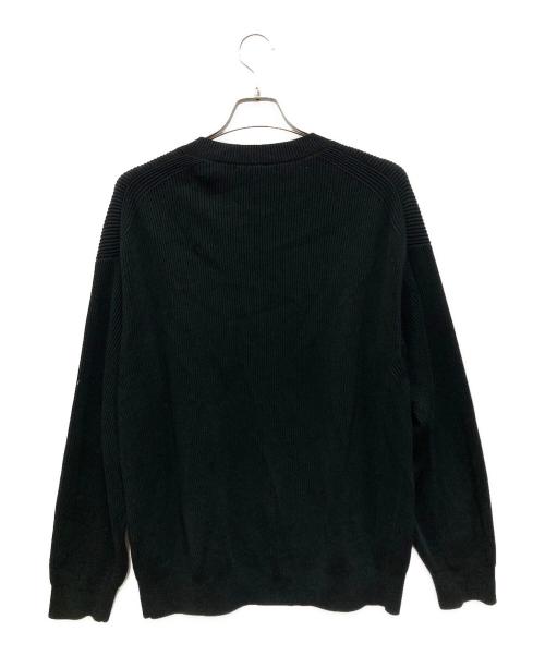 AURALEE（オーラリー）AURALEE (オーラリー) SUPER HARD TWIST RIB KNIT CARDIGAN/スーパー ハード ツイスト リブ ニット カーディガン ブラック サイズ:4の古着・服飾アイテム