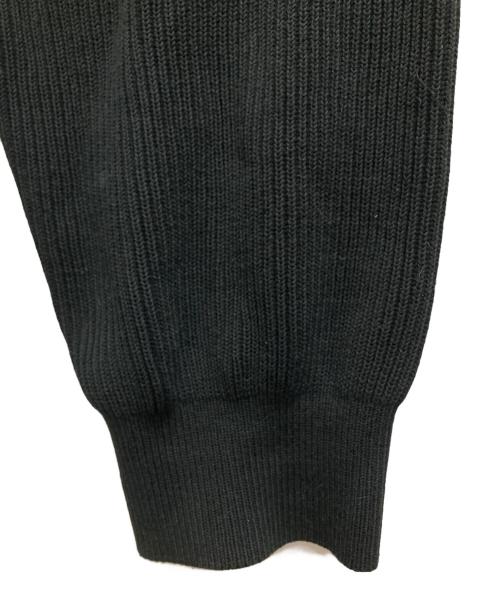 AURALEE（オーラリー）AURALEE (オーラリー) SUPER HARD TWIST RIB KNIT CARDIGAN/スーパー ハード ツイスト リブ ニット カーディガン ブラック サイズ:4の古着・服飾アイテム