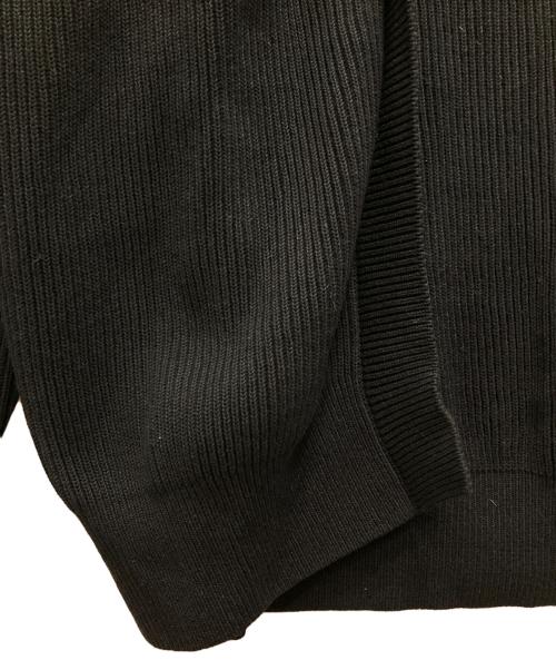 AURALEE（オーラリー）AURALEE (オーラリー) SUPER HARD TWIST RIB KNIT CARDIGAN/スーパー ハード ツイスト リブ ニット カーディガン ブラック サイズ:4の古着・服飾アイテム