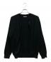 AURALEE（オーラリー）の古着「SUPER HARD TWIST RIB KNIT CARDIGAN/スーパー ハード ツイスト リブ ニット カーディガン」｜ブラック