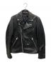 JACKROSE（ジャックローズ）の古着「レザーライダースジャケット」｜ブラック