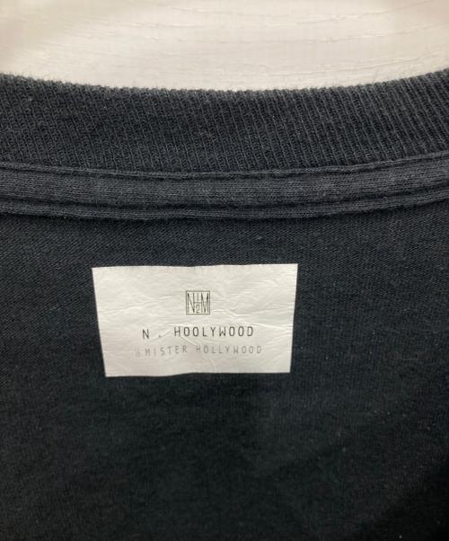 N.HOOLYWOOD（エヌ ハリウッド）N.HOOLYWOOD (エヌ ハリウッド) バックプリントロングスリーブTシャツ ブラック サイズ:4の古着・服飾アイテム