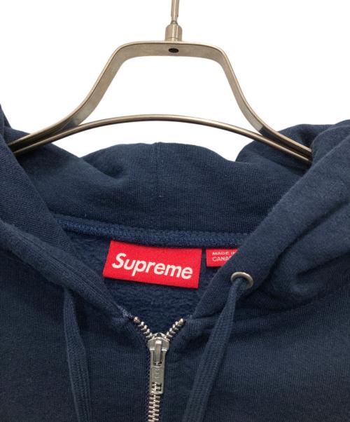 SUPREME（シュプリーム）Supreme (シュプリーム) S Logo Zip Up Hooded Sweatshirt ネイビー サイズ:Lの古着・服飾アイテム