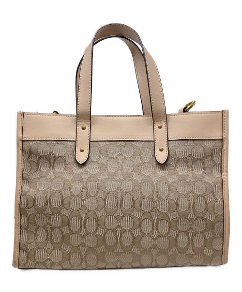 COACH（コーチ）COACH (コーチ) ハンドバッグ ベージュの古着・服飾アイテム