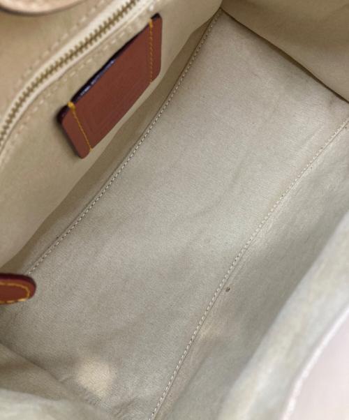 COACH（コーチ）COACH (コーチ) ハンドバッグ ベージュの古着・服飾アイテム