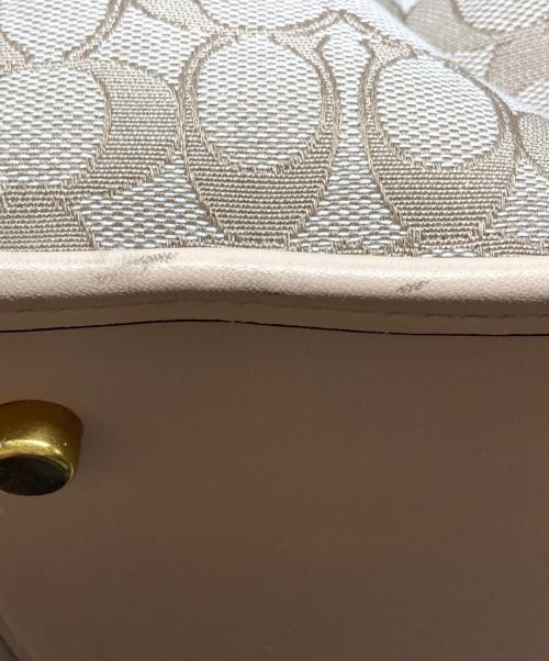 COACH（コーチ）COACH (コーチ) ハンドバッグ ベージュの古着・服飾アイテム