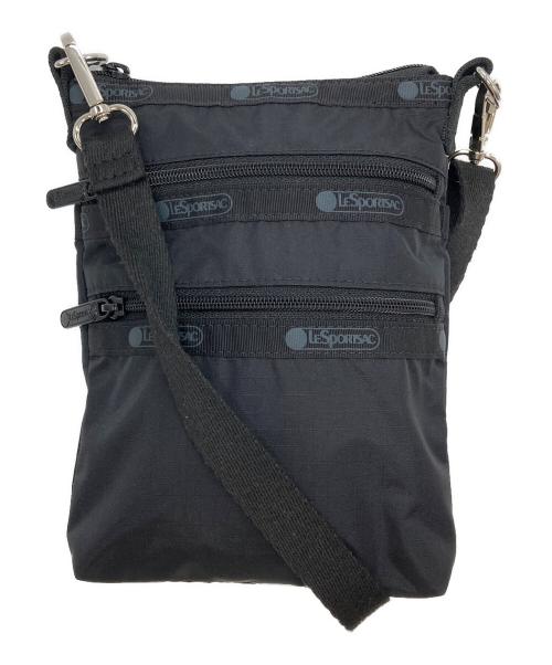 LeSportsac（レスポートサック）LeSportsac (レスポートサック) 3ジップクロスボディバッグ ブラックの古着・服飾アイテム
