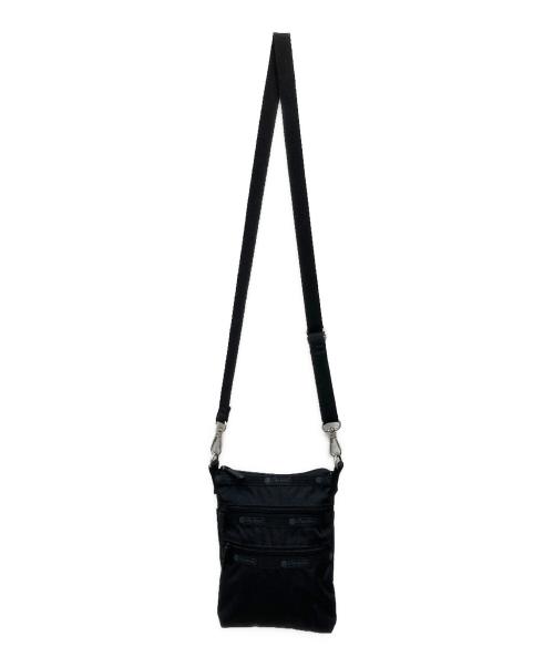 LeSportsac（レスポートサック）LeSportsac (レスポートサック) 3ジップクロスボディバッグ ブラックの古着・服飾アイテム
