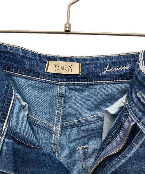 YANUK（ヤヌーク）YANUK (ヤヌーク) IENA (イエナ) 別注”LOUISE”ストレートデニムパンツ ブルー サイズ:24の古着・服飾アイテム