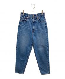 NEEDBY heritage×VERMEIL par iena（ニードバイヘリテージ×ヴェルメイユ パー イエナ）の古着「”LISA”ハイライズテーパードデニムパンツ」｜ブルー