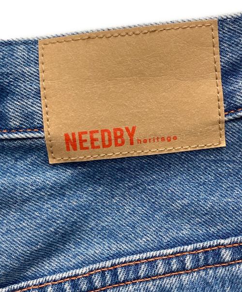 NEEDBY heritage（ニードバイヘリテージ）NEEDBY heritage (ニードバイヘリテージ) VERMEIL par iena (ヴェルメイユ パー イエナ) ”LISA”ハイライズテーパードデニムパンツ ブルー サイズ:W23の古着・服飾アイテム