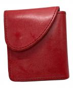 HENDER SCHEMEエンダースキーマ）の古着「”wallet”ブライドルレザーウォレット」｜レッド