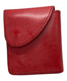 HENDER SCHEME（エンダースキーマ）の古着「”wallet”ブライドルレザーウォレット」｜レッド